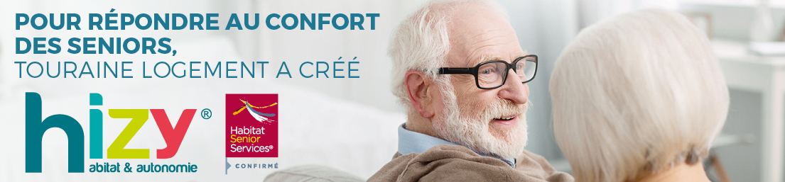 Pour répondre au confort des seniors, Touraine Logement a créé Hizy, habitat & autonomie